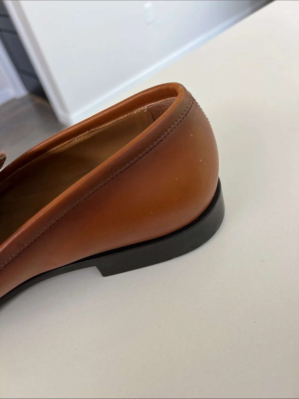 Ferragamo gancini bit loafers cognac tan leather size 11